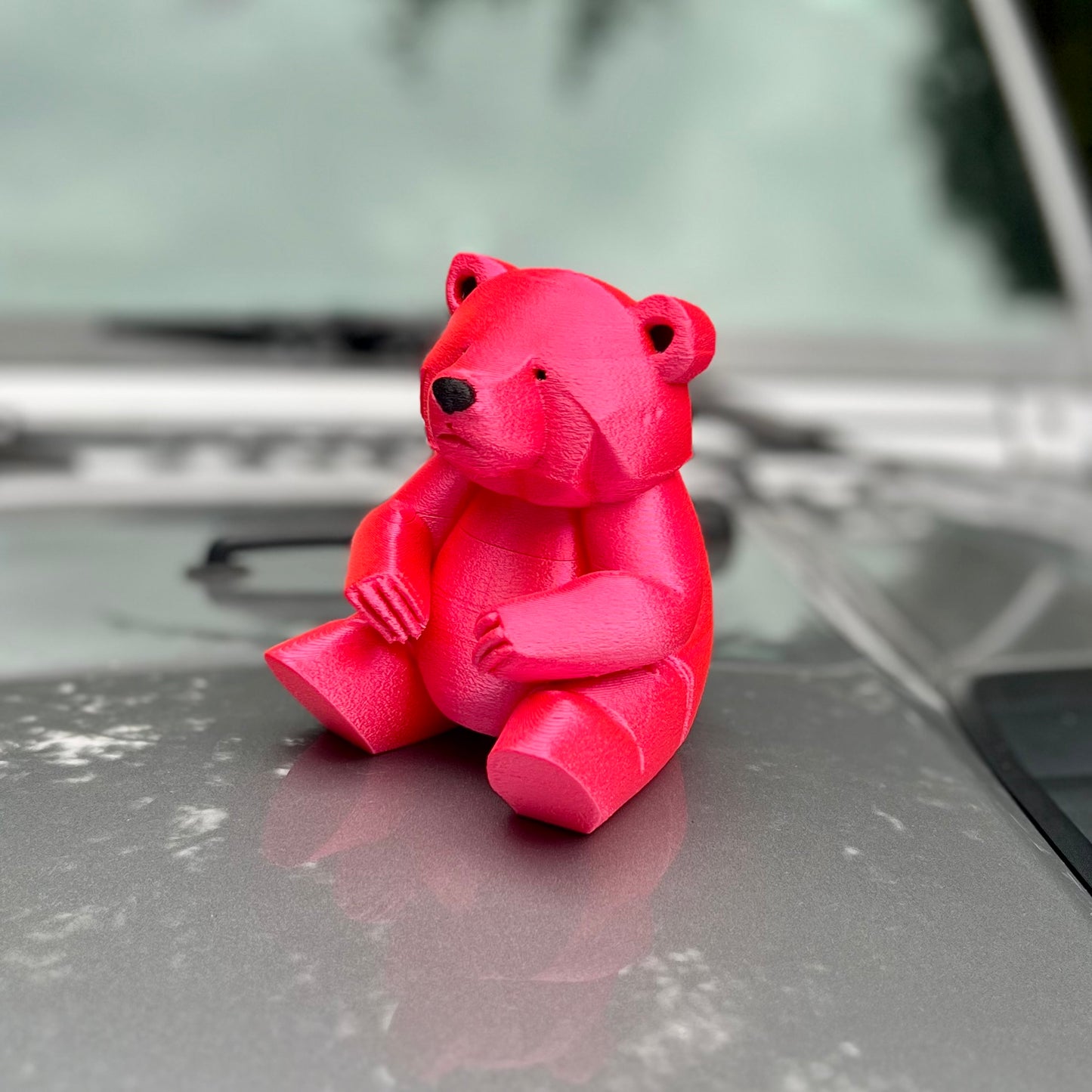 Big Magnetic Bear – Exterior Hood Ornament - Jeep Gift