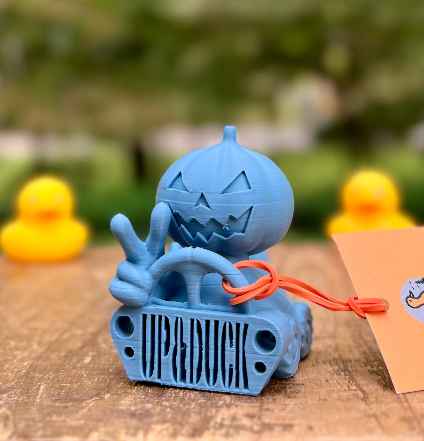 Pumpkin Jeep Duck