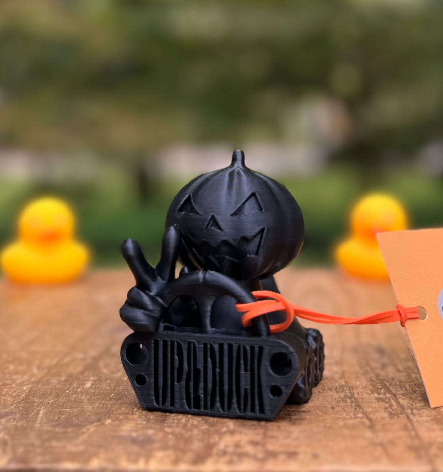 Pumpkin Jeep Duck