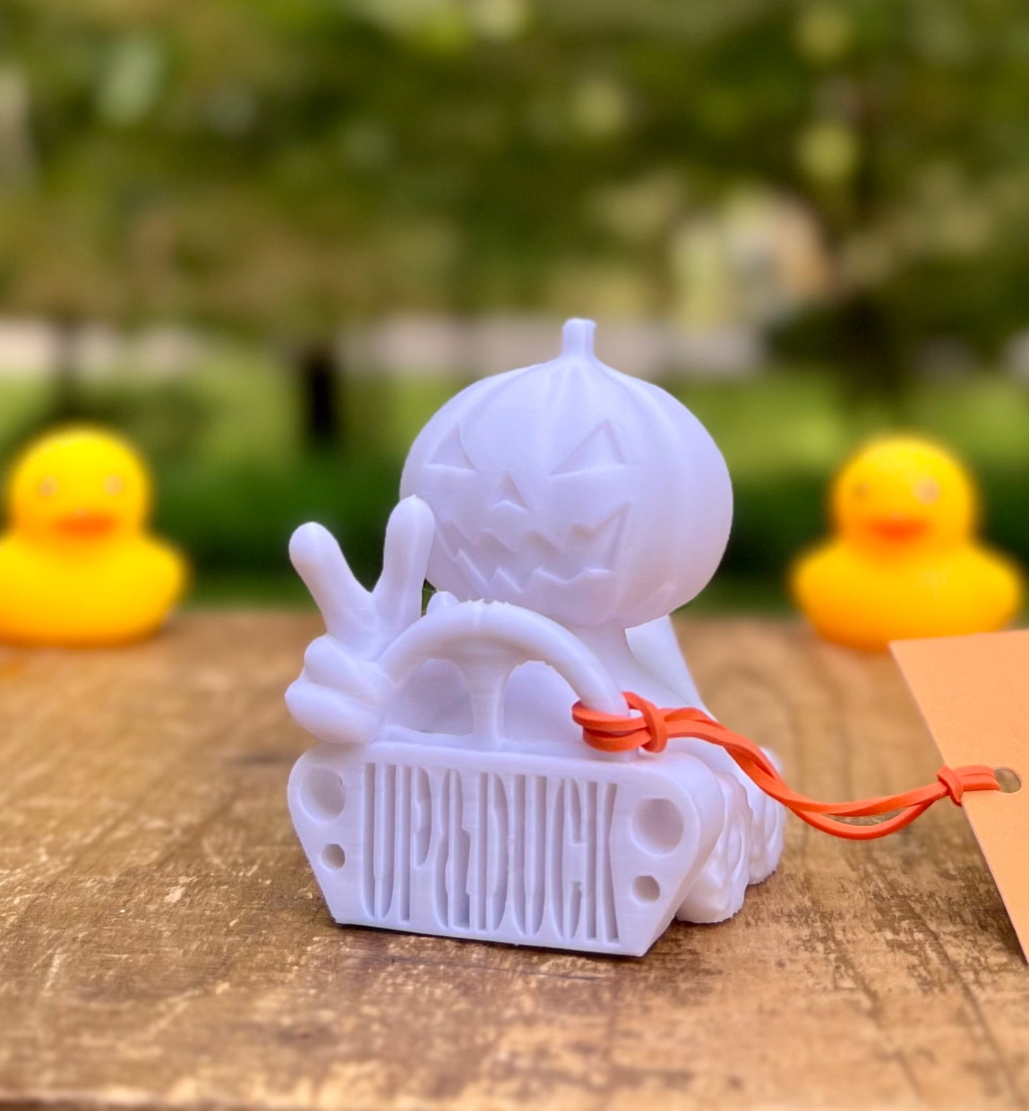 Pumpkin Jeep Duck