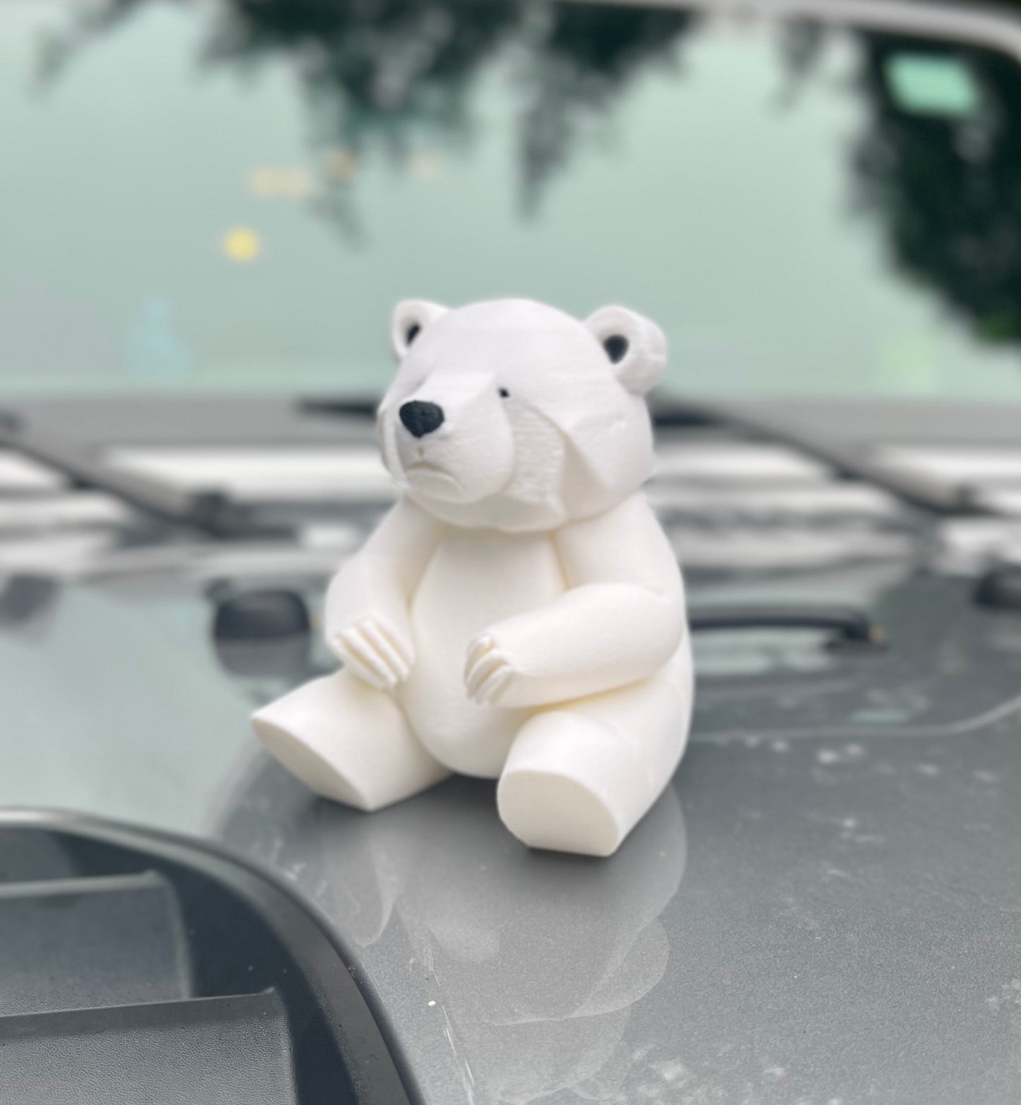 Big Magnetic Bear – Exterior Hood Ornament - Jeep Gift