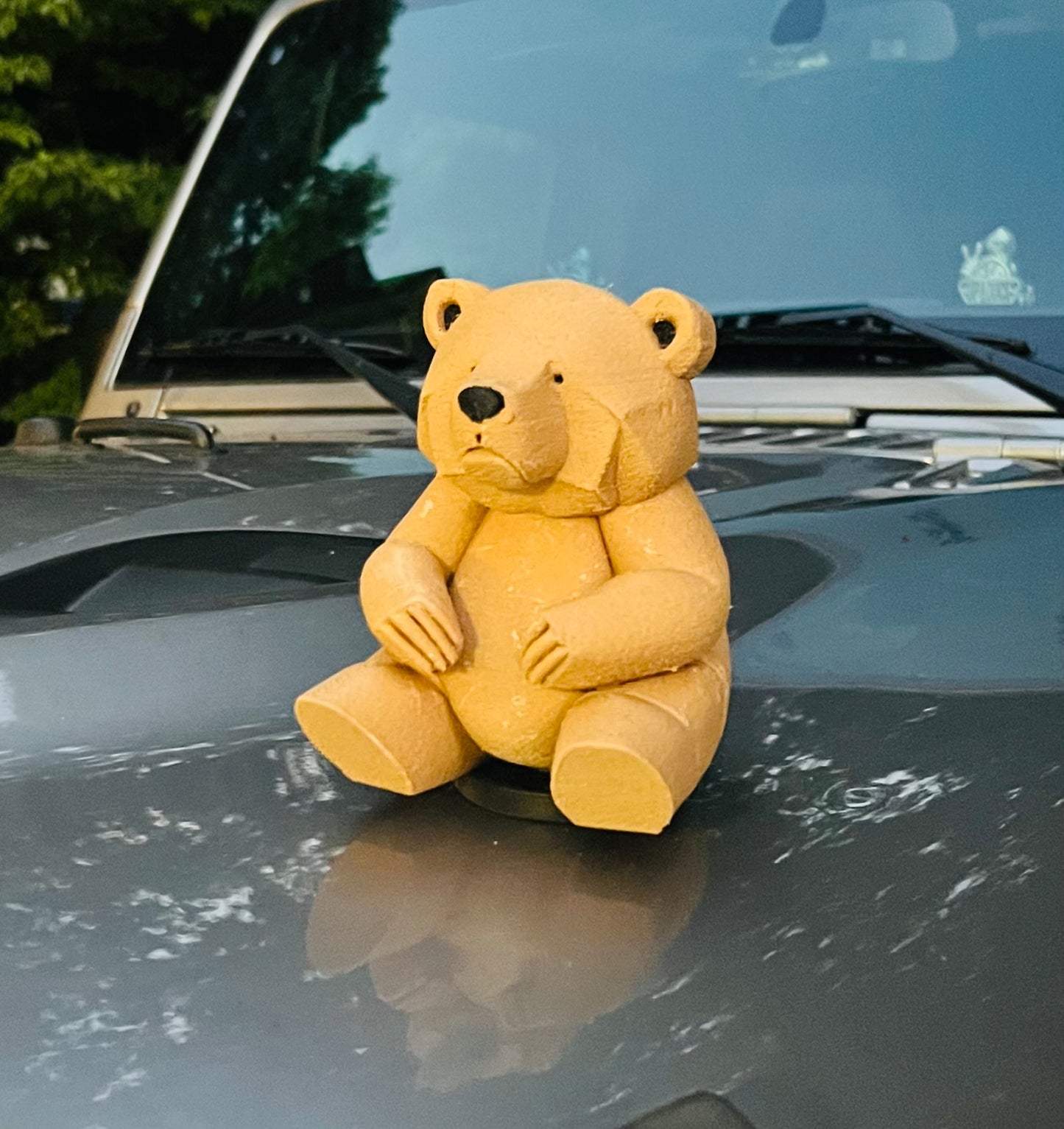 Big Magnetic Bear – Exterior Hood Ornament - Jeep Gift