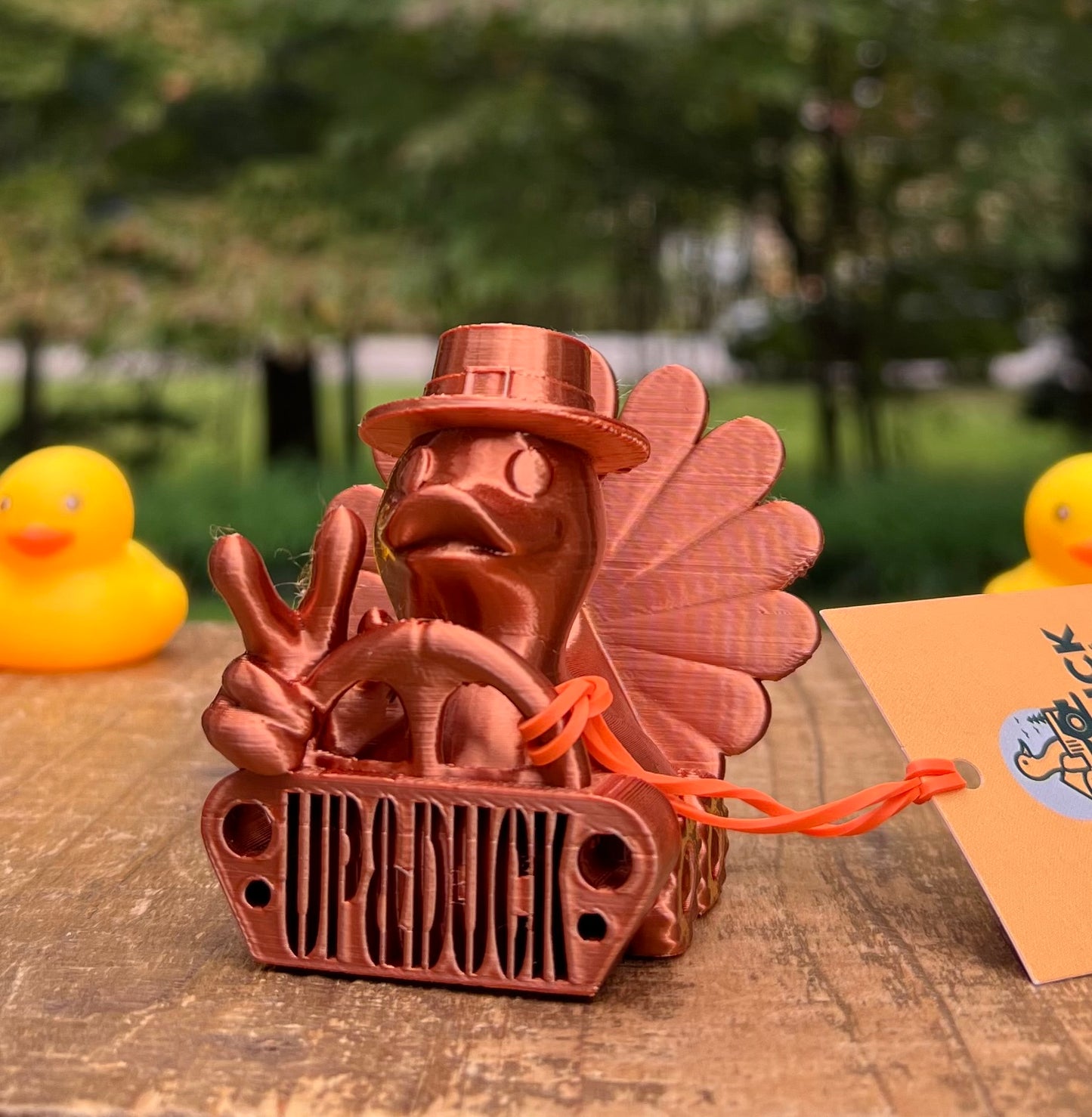 TURKEY Thanksgiving Jeep Dash Duck