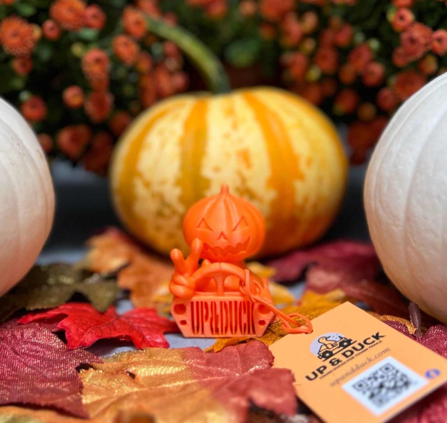 Pumpkin Jeep Duck
