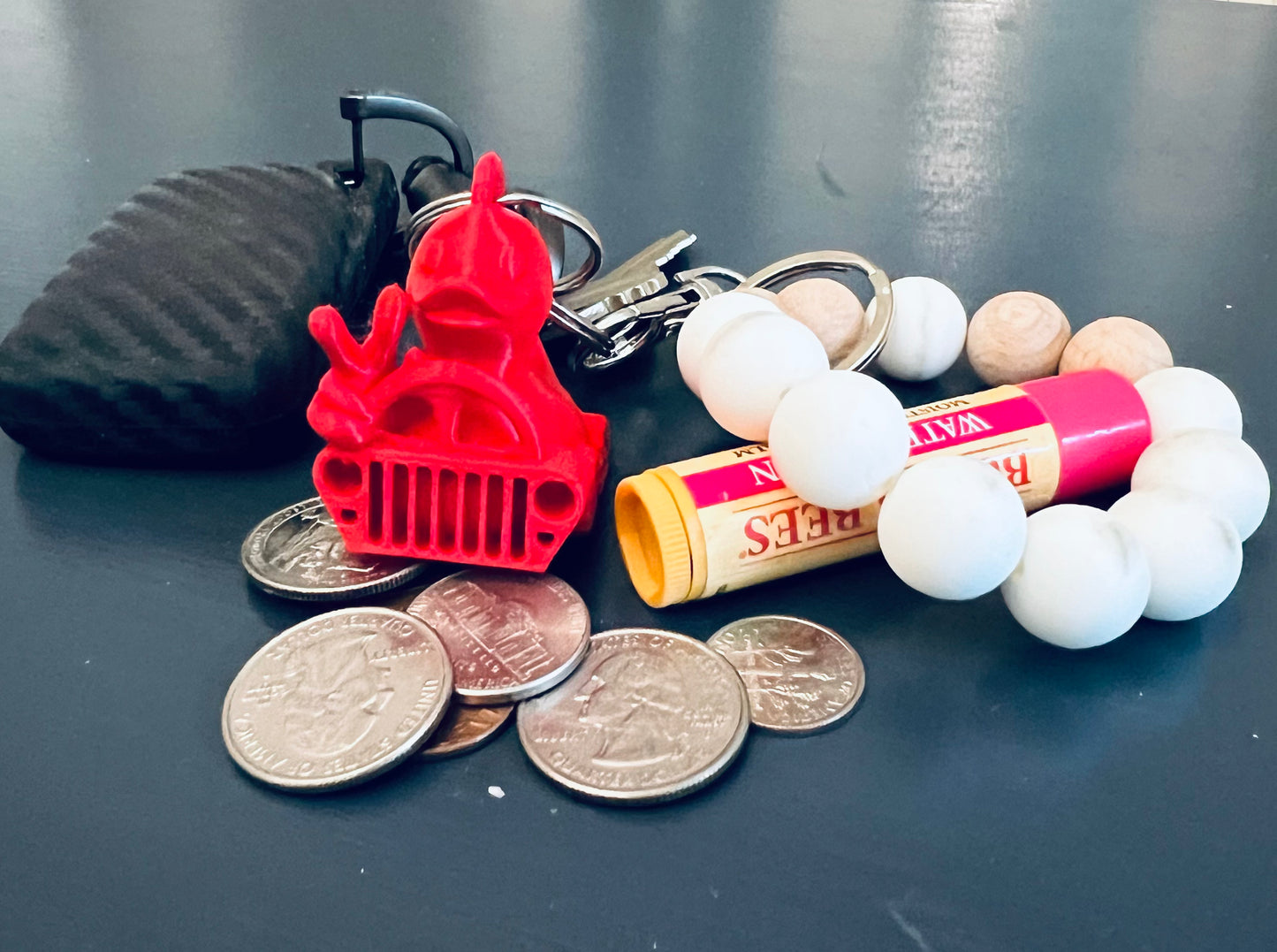 DUDE Duck Keychain