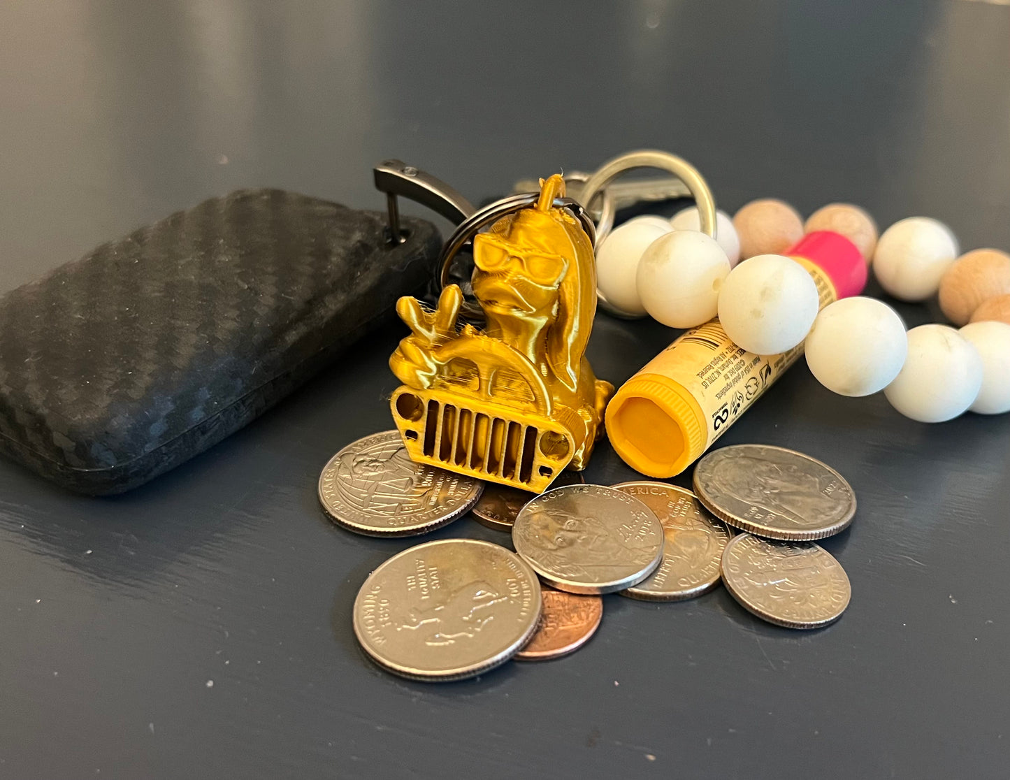 Hey Girl Duck Keychain
