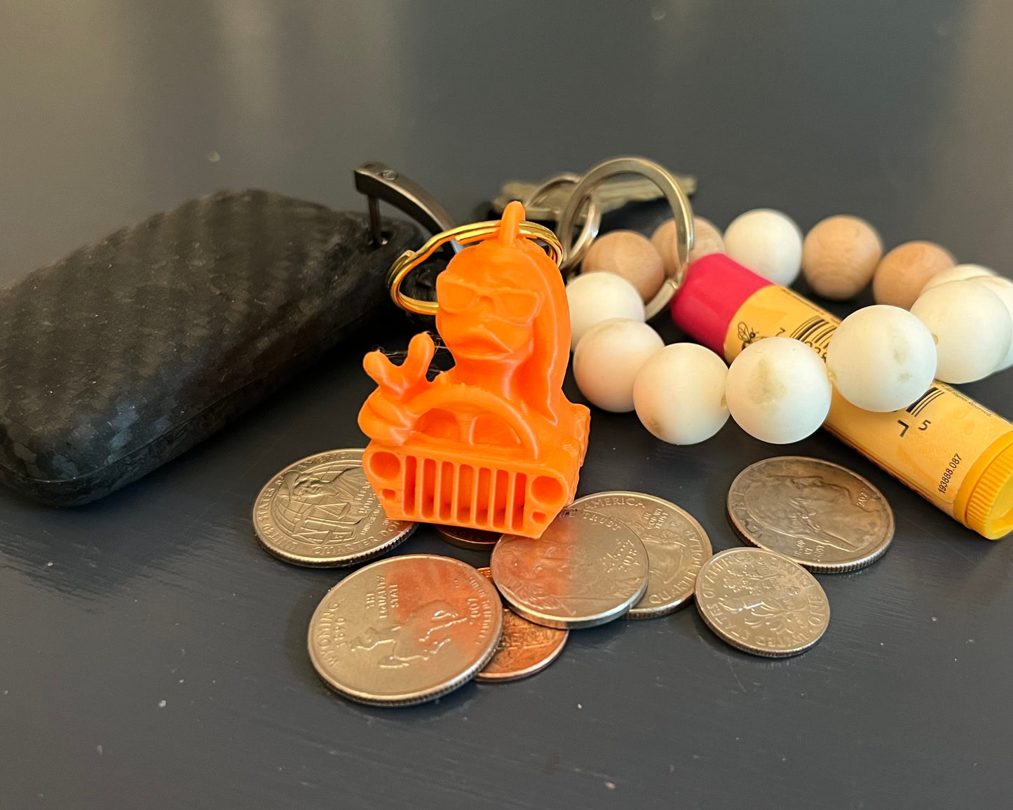 Hey Girl Duck Keychain