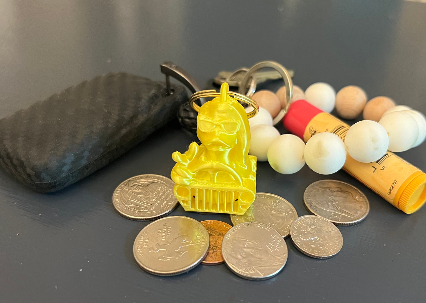 Hey Girl Duck Keychain