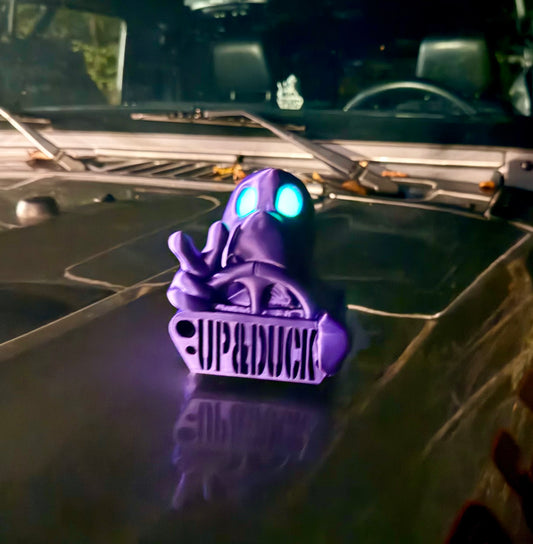 RARE - BIG Purple Ghost with Glow Eyes