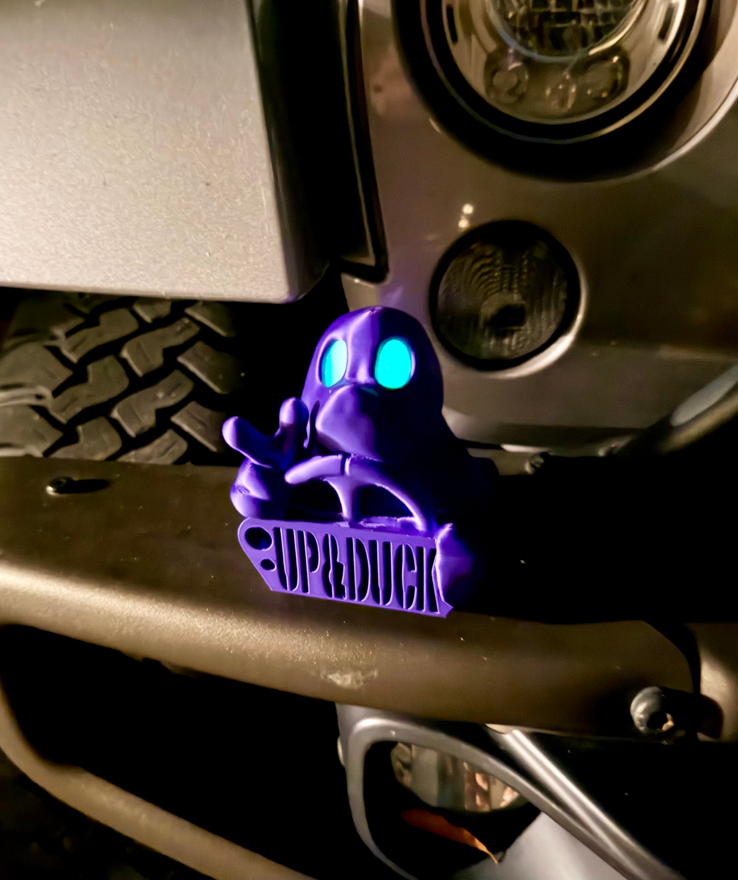 RARE - BIG Purple Ghost with Glow Eyes