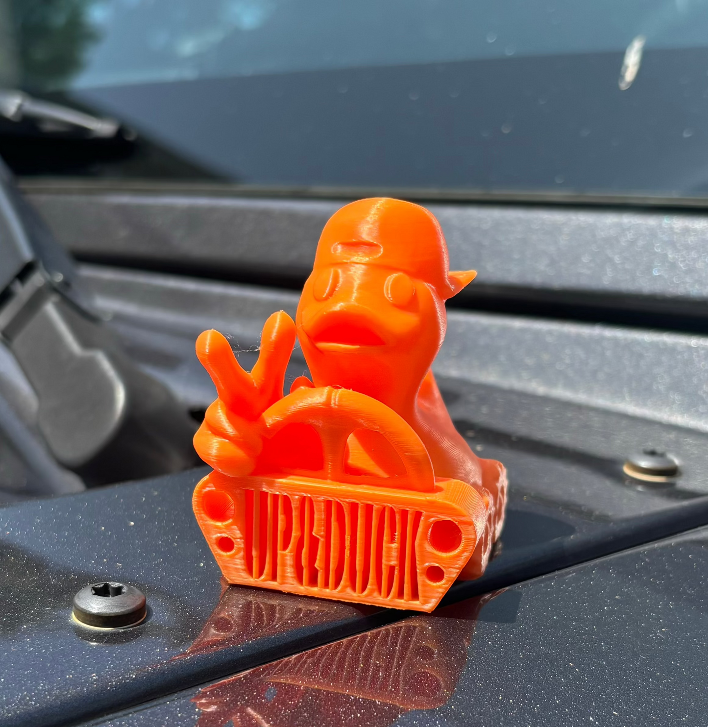 Hey Bro Orange Jeep Duck