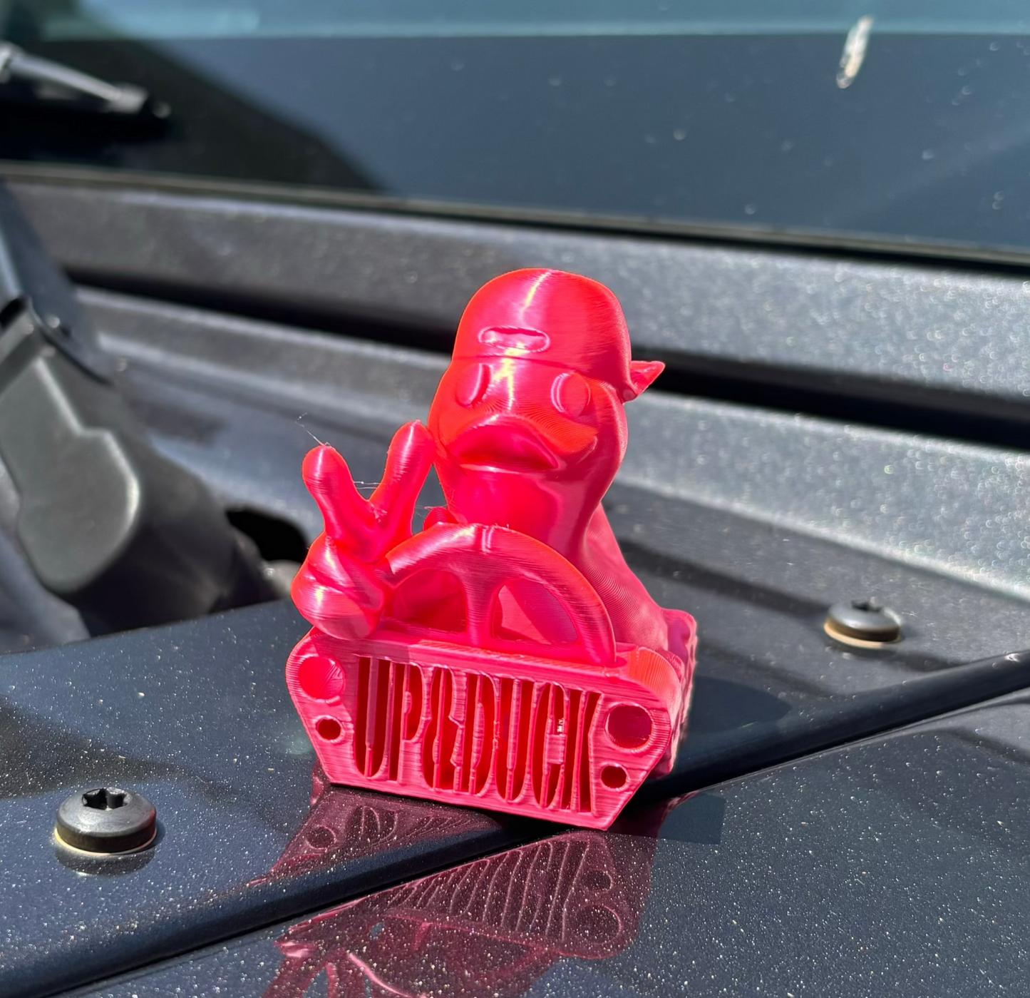 Hey Bro Pink Jeep Duck
