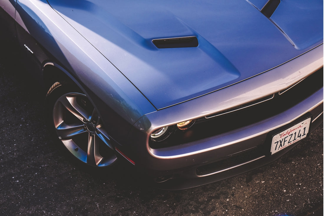silver Dodge car