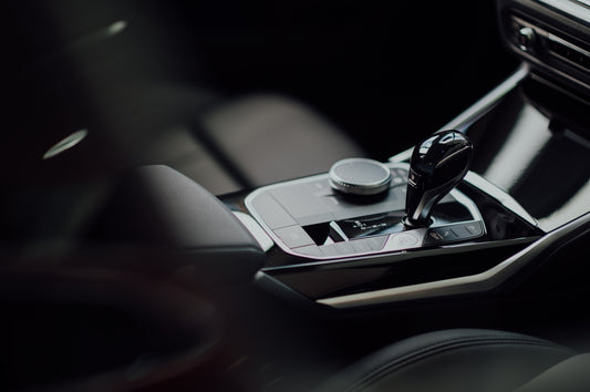 black and silver car steering wheel