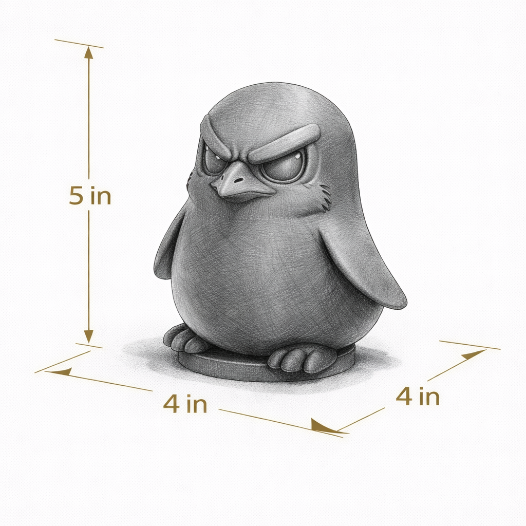 Tough Ride BIG Penguin - Magnetic Ride Accessory