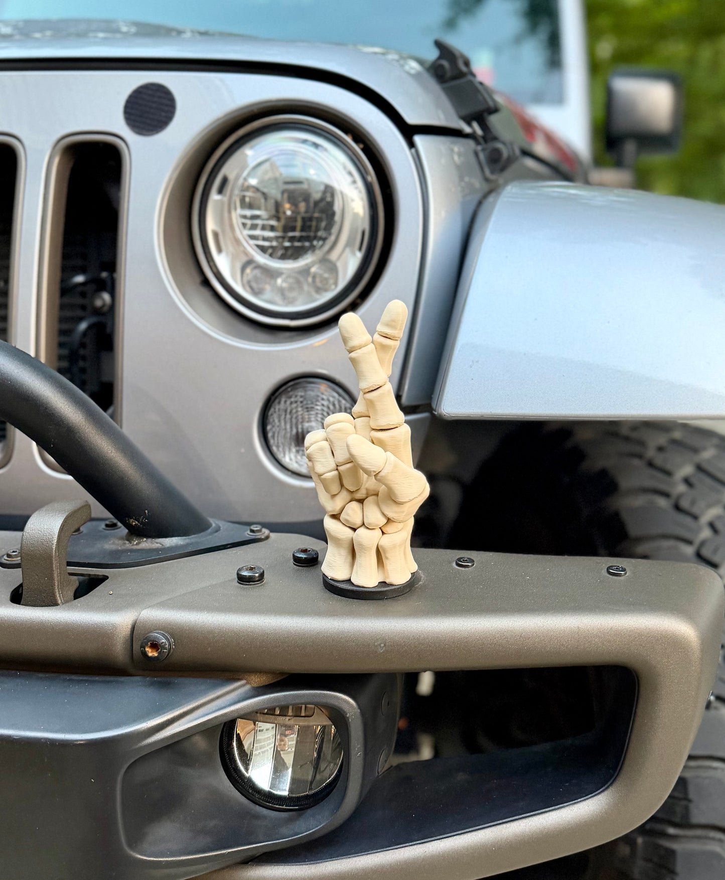 Skeleton Hand Car Topper - Magnetic Vehicle Accessory