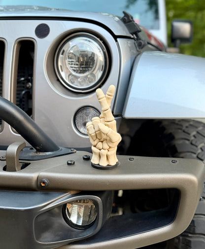 Skeleton Hand Car Topper - Magnetic Vehicle Accessory