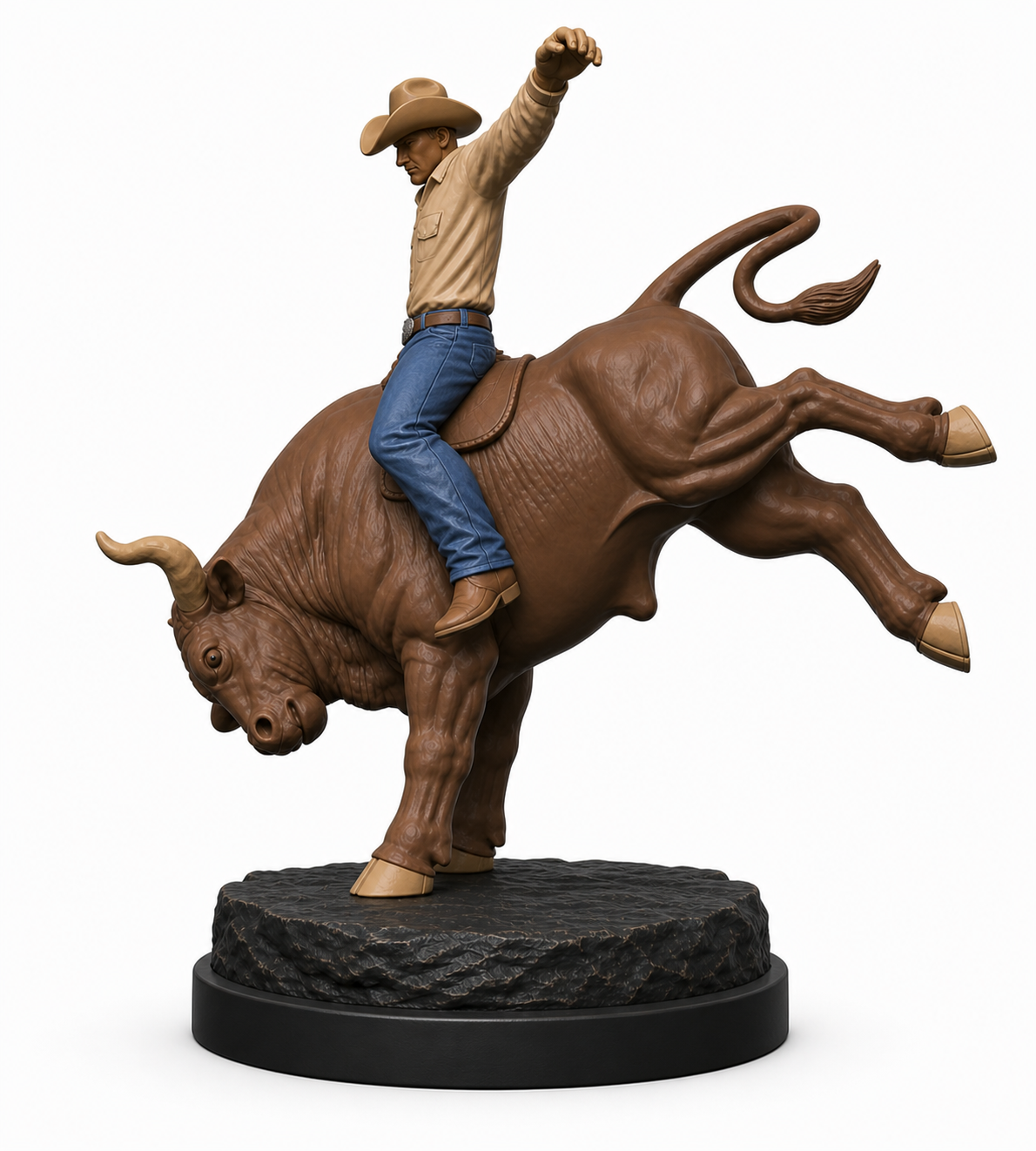 Bucking bull big magnetic custom piece version