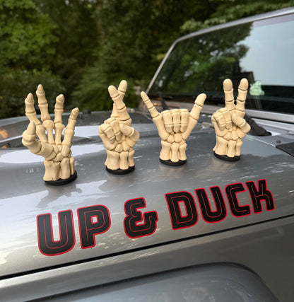 Skeleton Hand Car Topper - Magnetic Vehicle Accessory