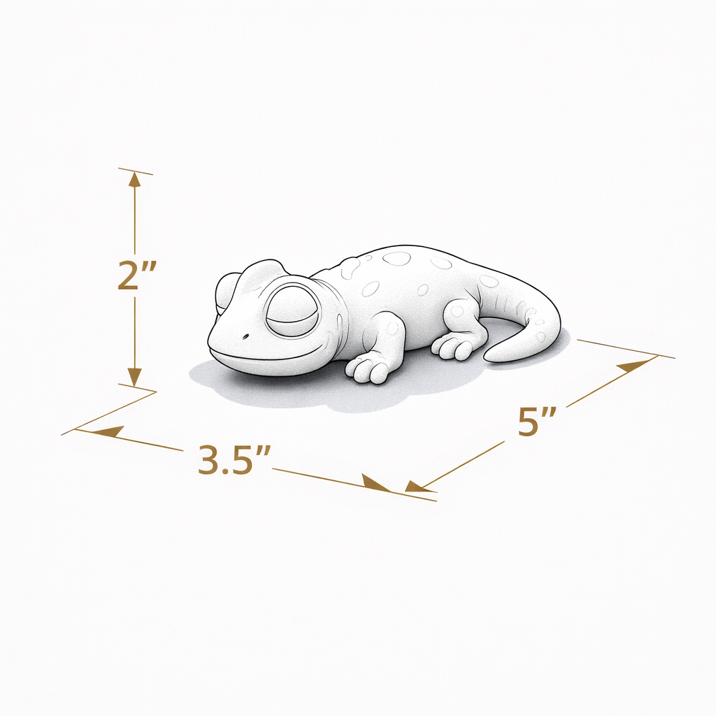 BIG Gecko Lizard - Magnetic Ride Accessory