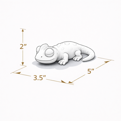 BIG Gecko Lizard - Magnetic Ride Accessory