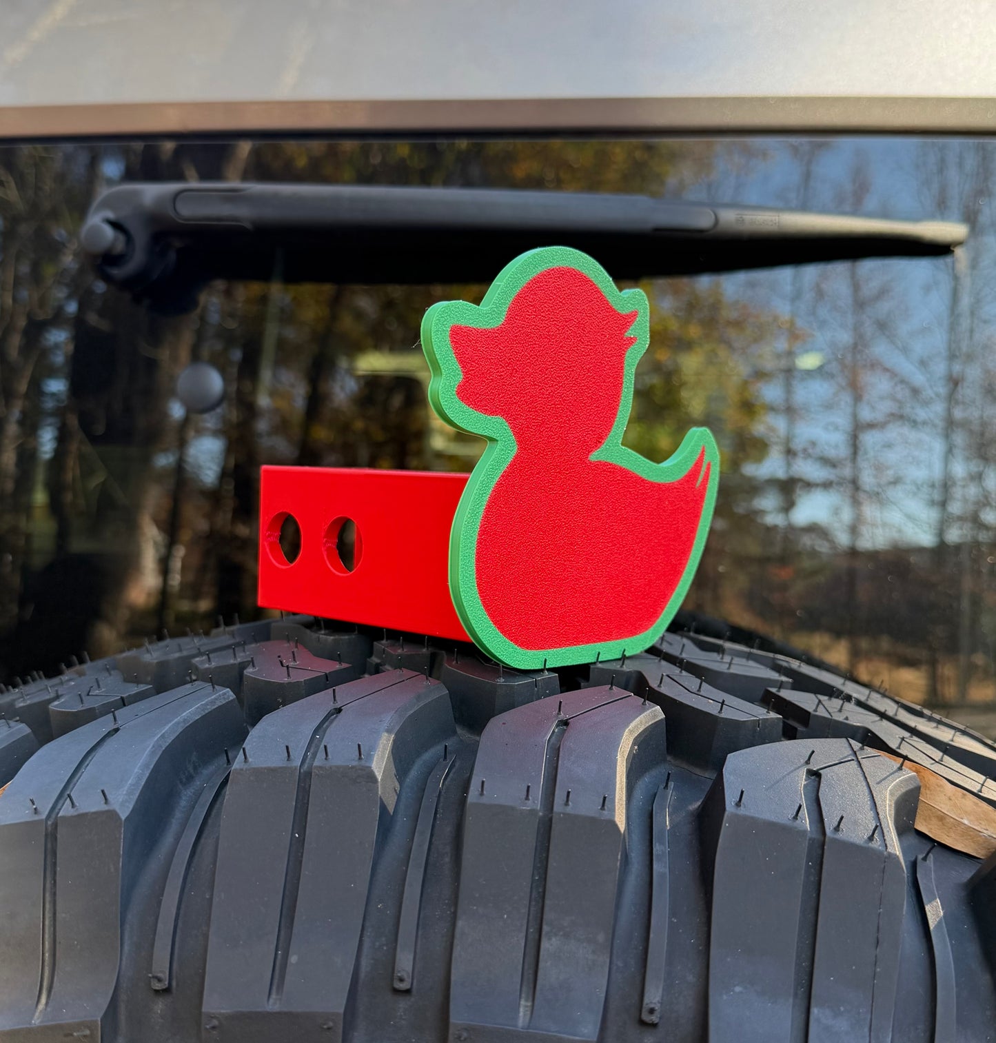 Trailer Tow Hitch Insert Duck Cover
