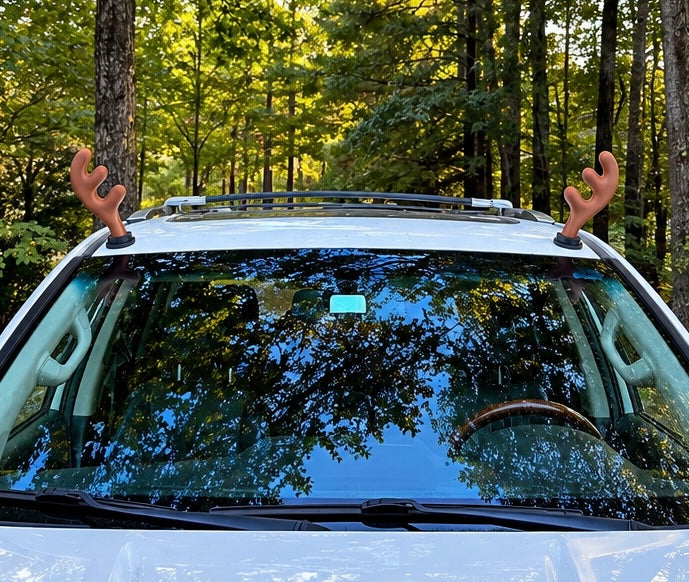 Magnetic Reindeer Antlers for Cars & SUVs – Set of 2