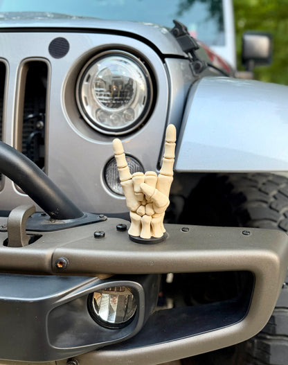 Skeleton Hand Car Topper - Magnetic Vehicle Accessory