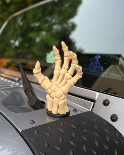 Skeleton Hand Car Topper - Magnetic Vehicle Accessory