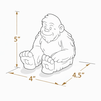 BIG Bigfoot (Sasquatch) - Magnetic Emblem