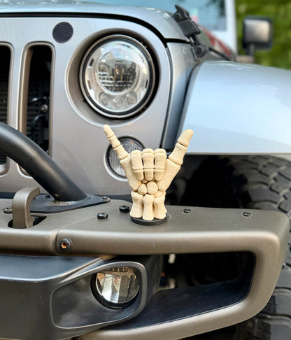 Skeleton Hand Car Topper - Magnetic Vehicle Accessory