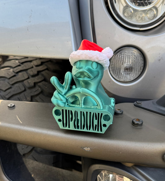 BIG SANTA Magnetic Christmas Jeep Duck