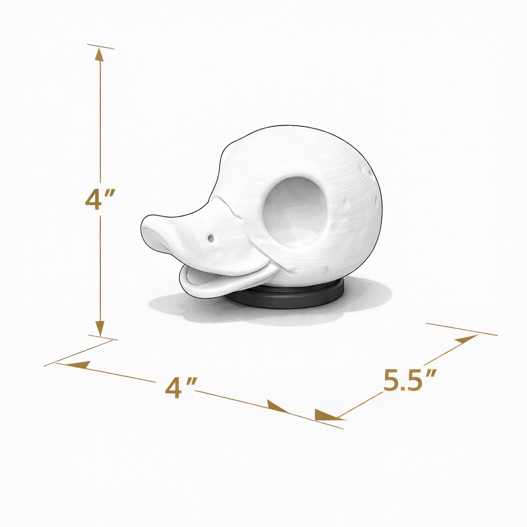 BIG Duck Skull - Magnetic Ride Decor