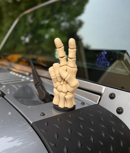 Skeleton Hand Car Topper - Magnetic Vehicle Accessory