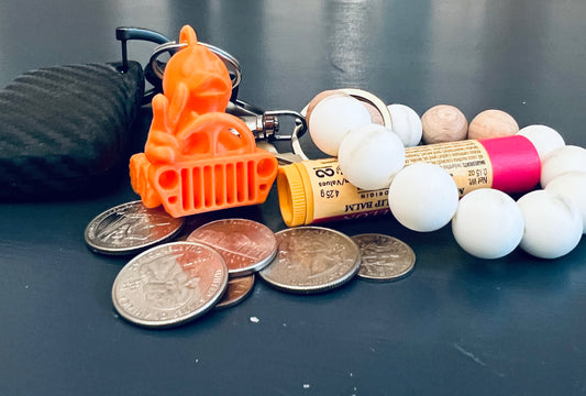 DUDE Duck Keychain