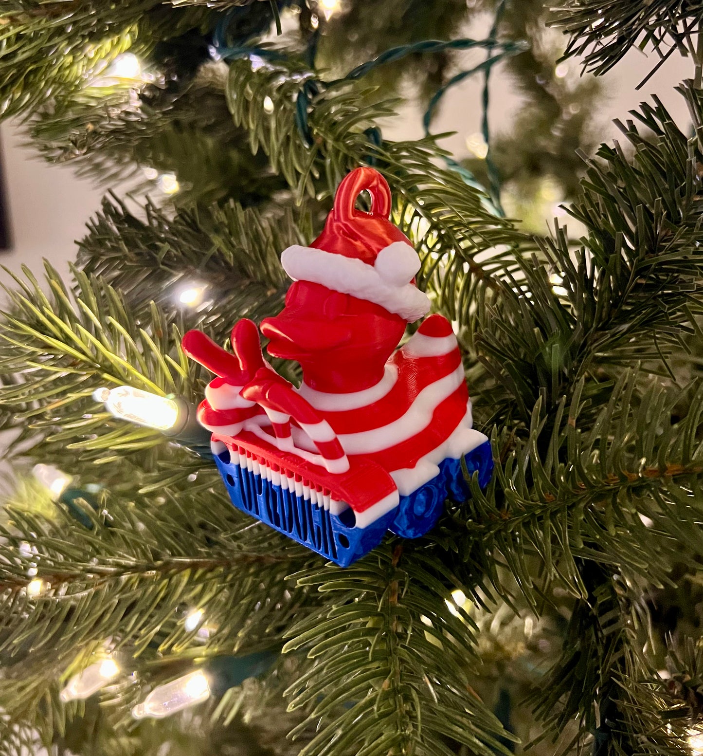 Limited Edition USA Santa Duck