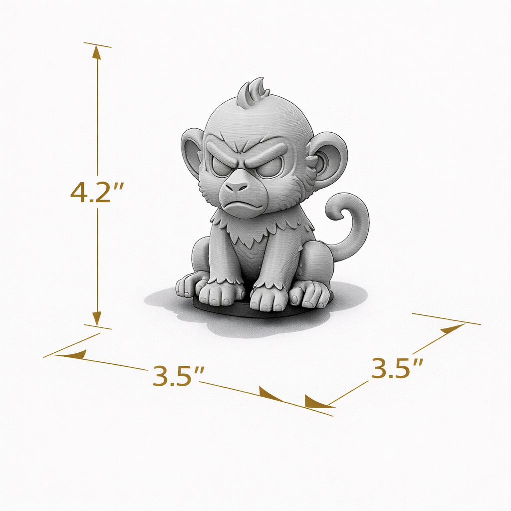 BIG Monkey – Magnetic Vehicle Collectible
