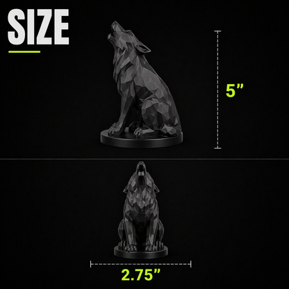 Howling Wolf – Edge Series Magnetic Vehicle Accessory