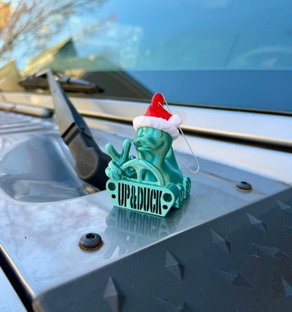 Santa Duck Christmas Ornament