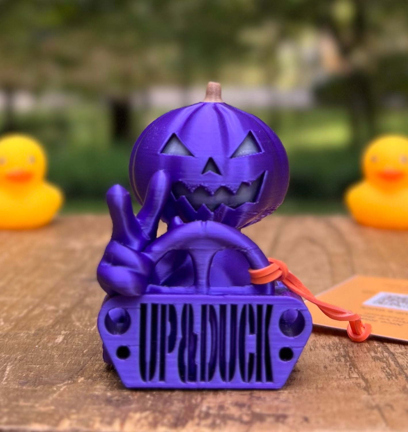 Limited Edition Purple Pumpkin Duck