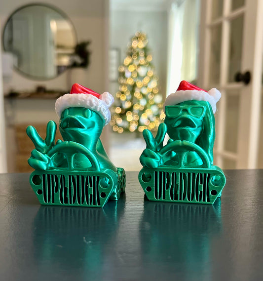 Mr. & Mrs. Claus Jeep Ducks (PACK OF TWO)