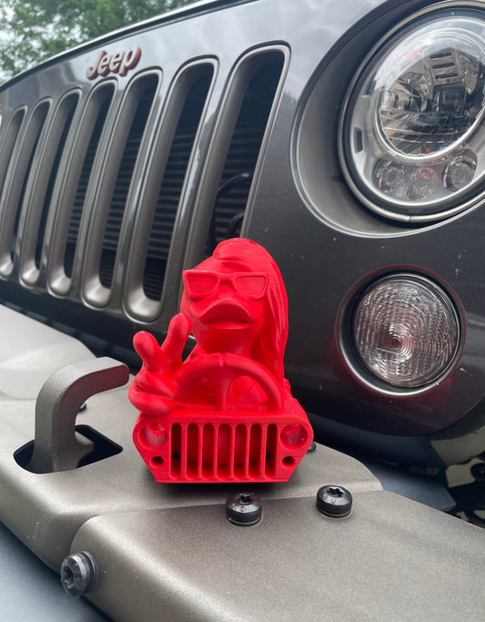 *EXCLUSIVE* The BIG SHOW Magnetic Hey Girl Jeep Duck - ONE OF A KIND