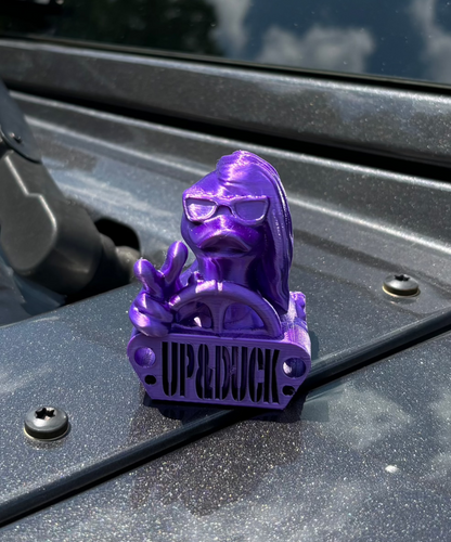 Hey Girl Purple Jeep Duck