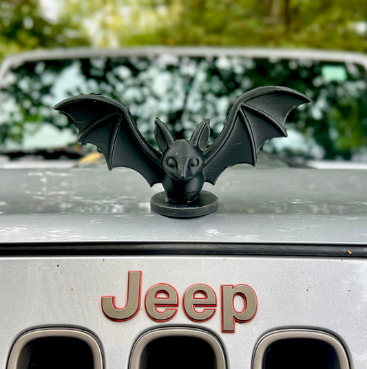 BIG BAT Magnetic Emblem - Halloween Hood Ornament