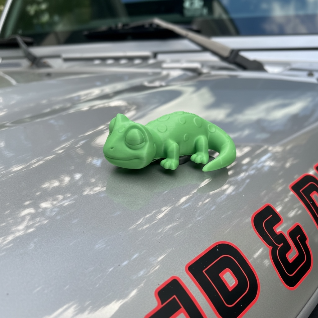BIG Gecko Lizard - Magnetic Ride Accessory