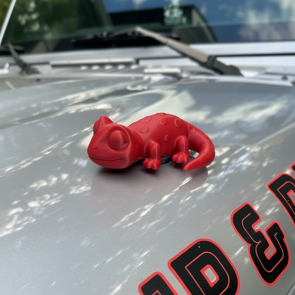 BIG Gecko Lizard - Magnetic Ride Accessory