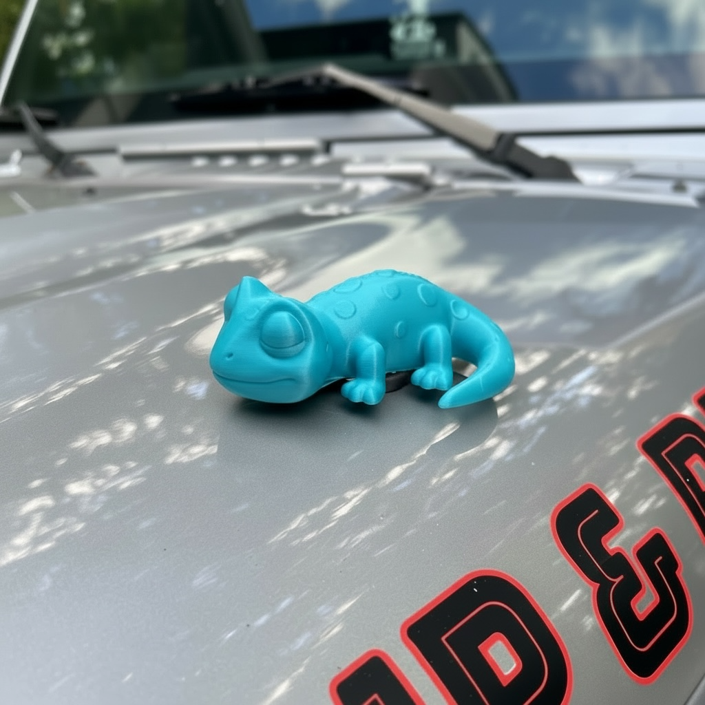 BIG Gecko Lizard - Magnetic Ride Accessory