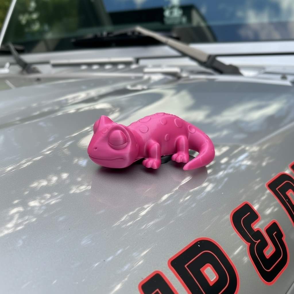 BIG Gecko Lizard - Magnetic Ride Accessory