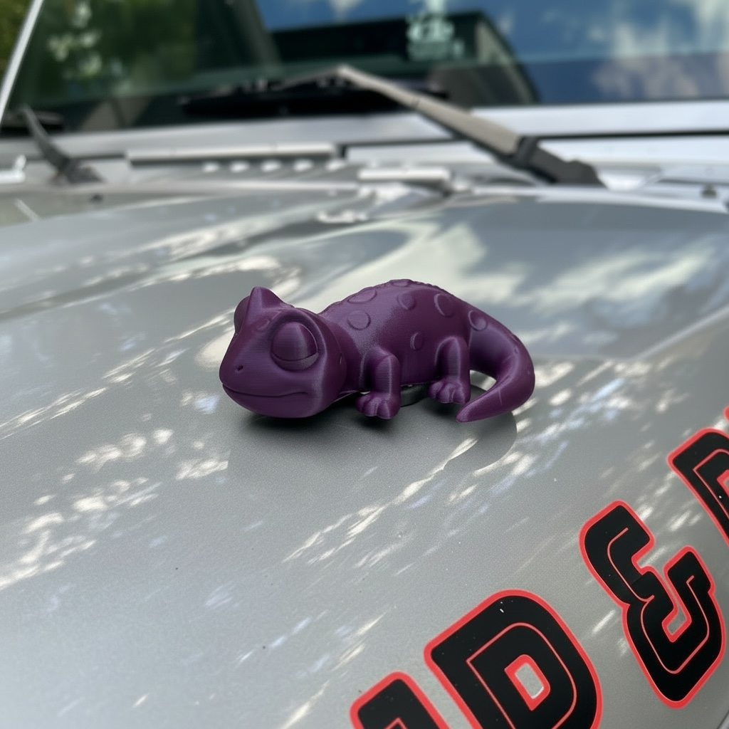 BIG Gecko Lizard - Magnetic Ride Accessory