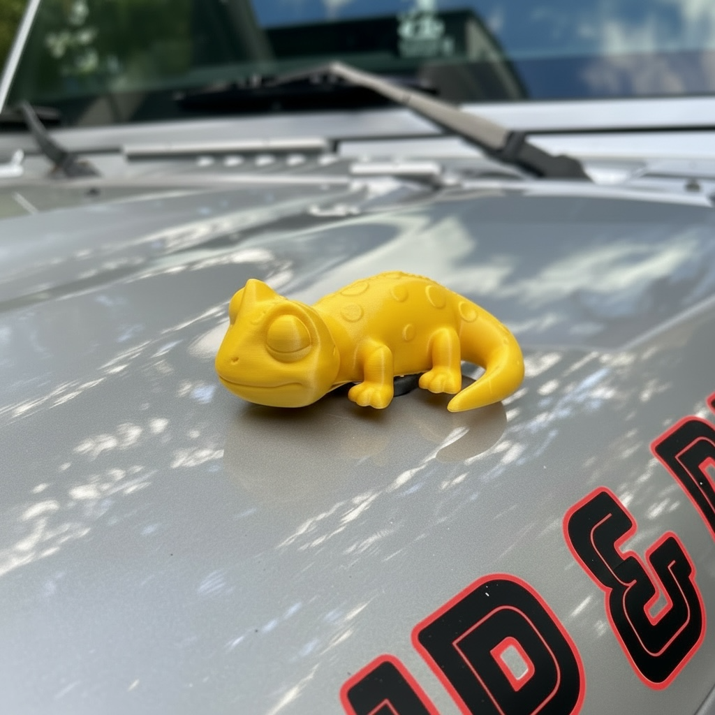 BIG Gecko Lizard - Magnetic Ride Accessory